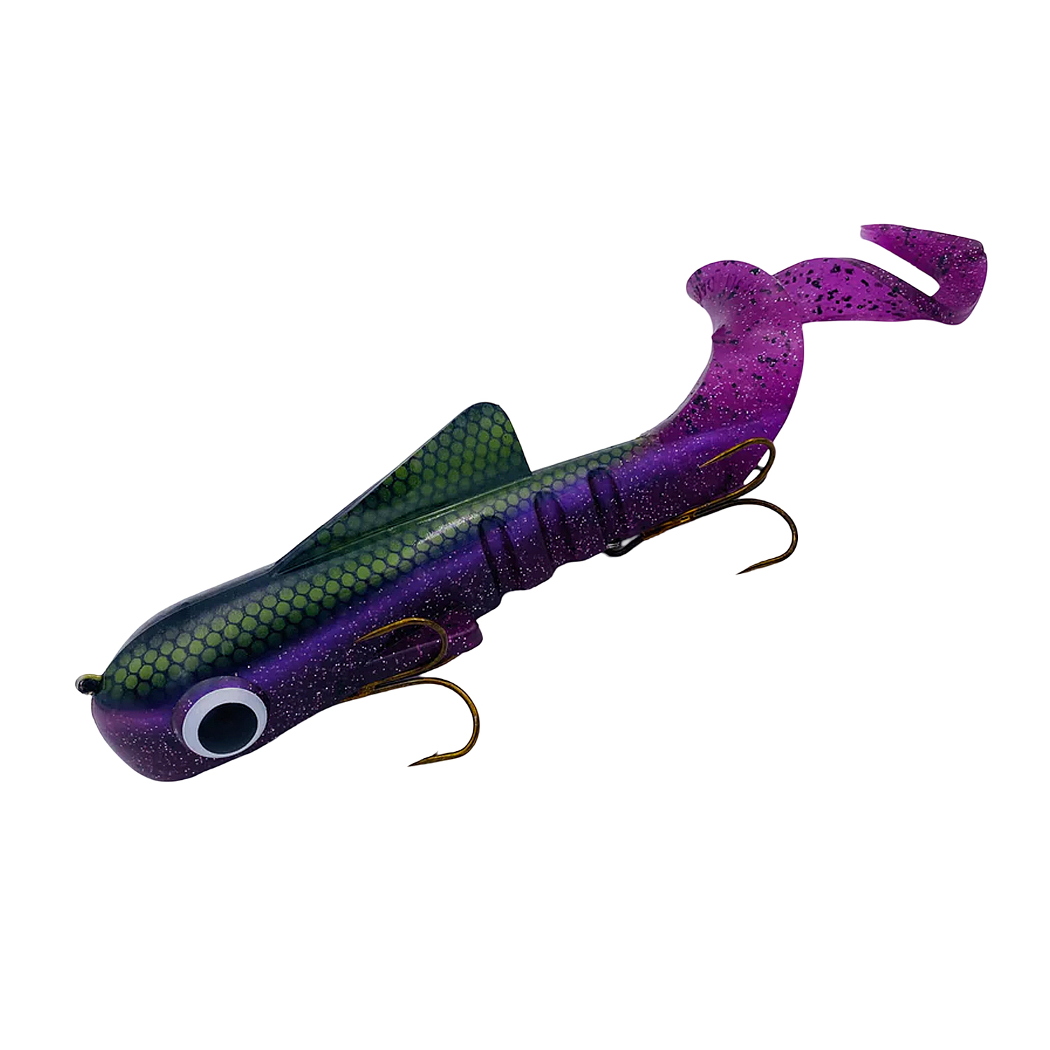 Силикон Musky Innovations Pro Regular Bull Dawg 9" #Purple Shad