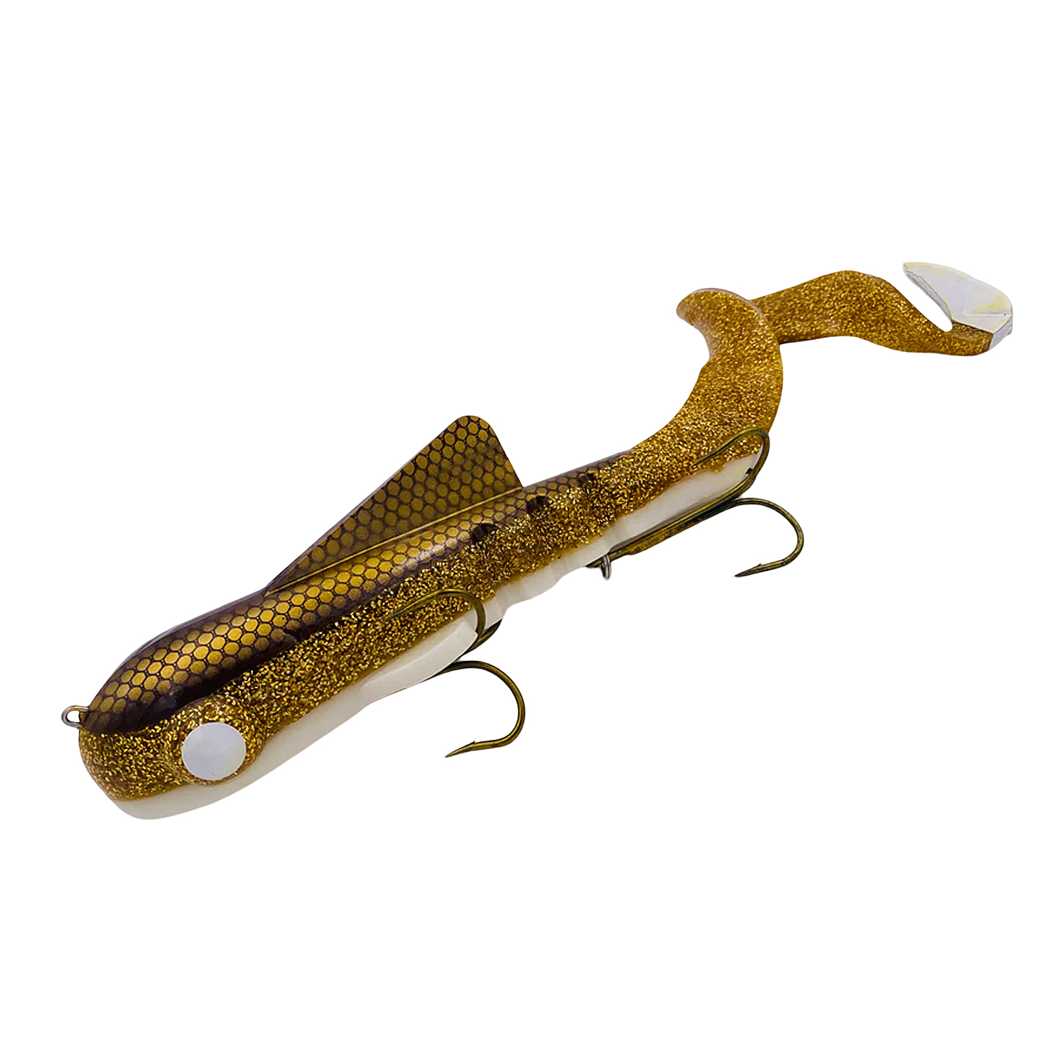 Силикон Musky Innovations Pro Magnum Bull Dawg 12" #Walleye