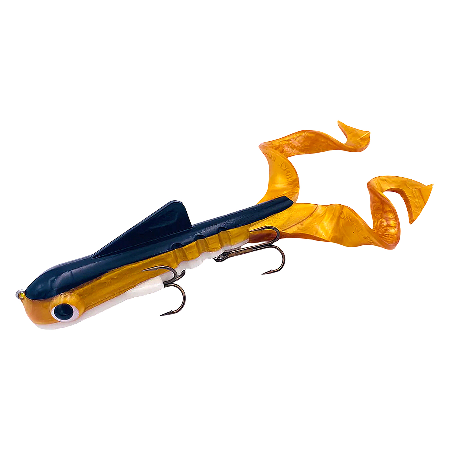 Силикон Musky Innovations Magnum Double Dawg 12" #Gold Tail Sucker