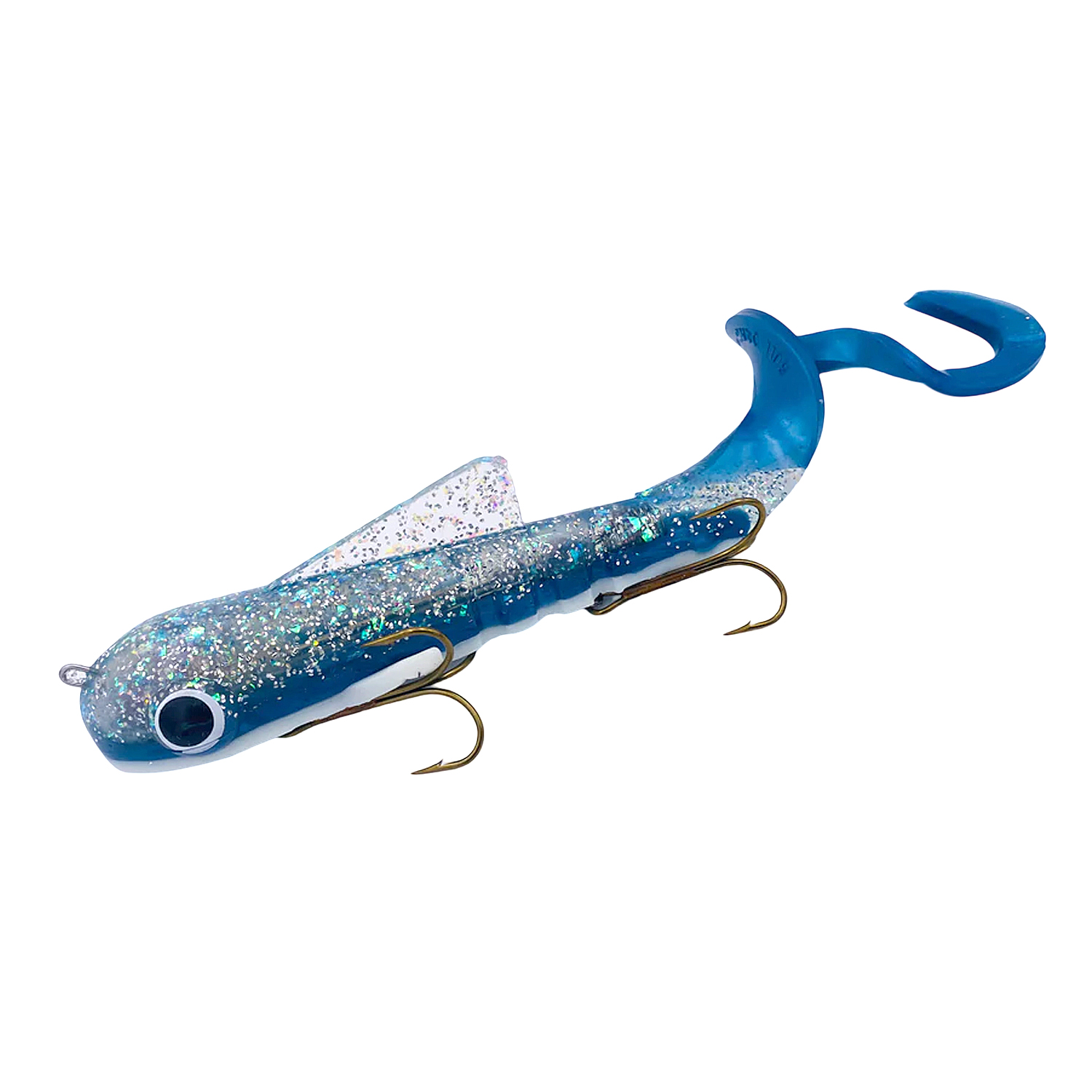 Силикон Musky Innovations Magnum Bull Dawg 12" #Blue Silver