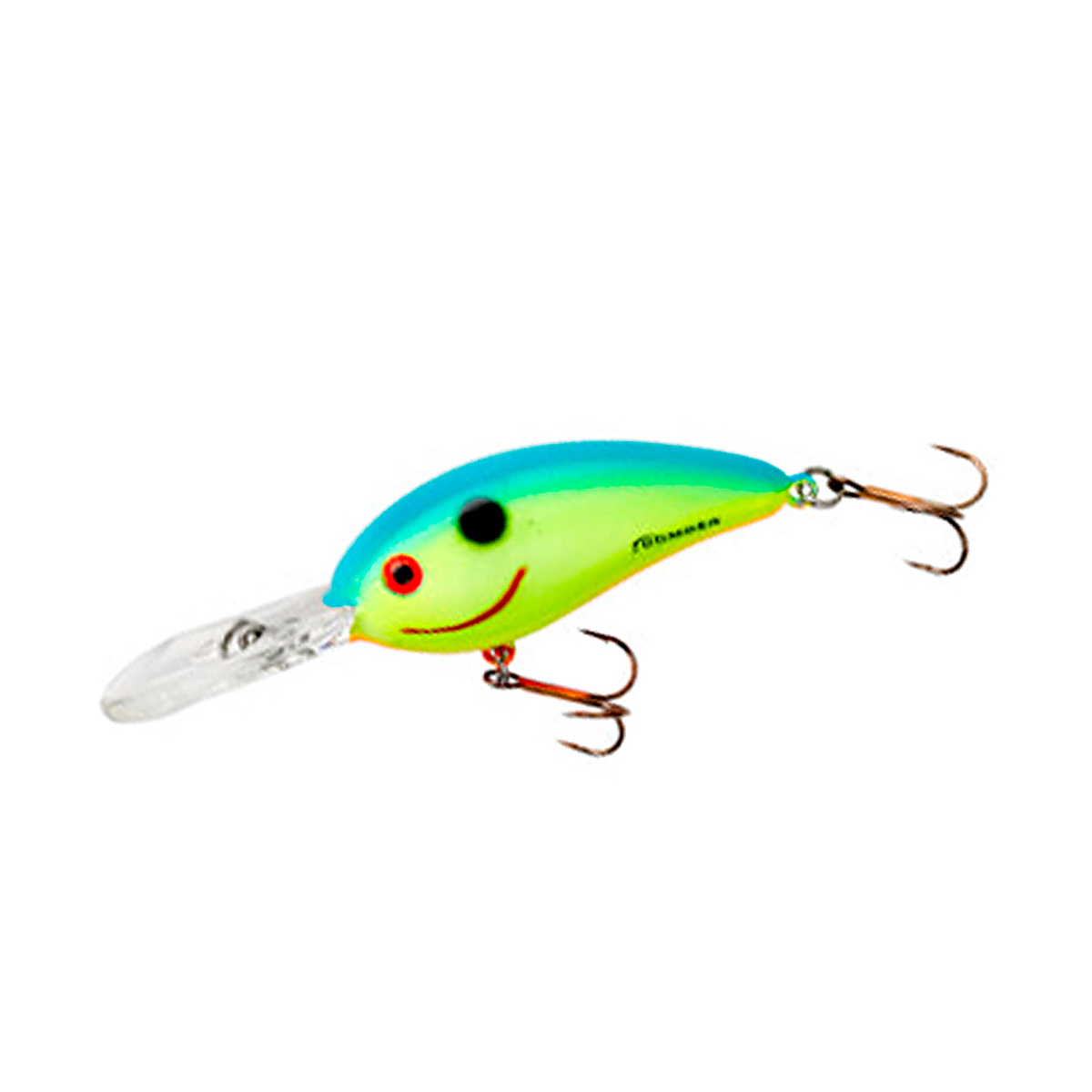 Воблер Bomber Fat Free Shad 76mm 21g #Chartreuse Blue