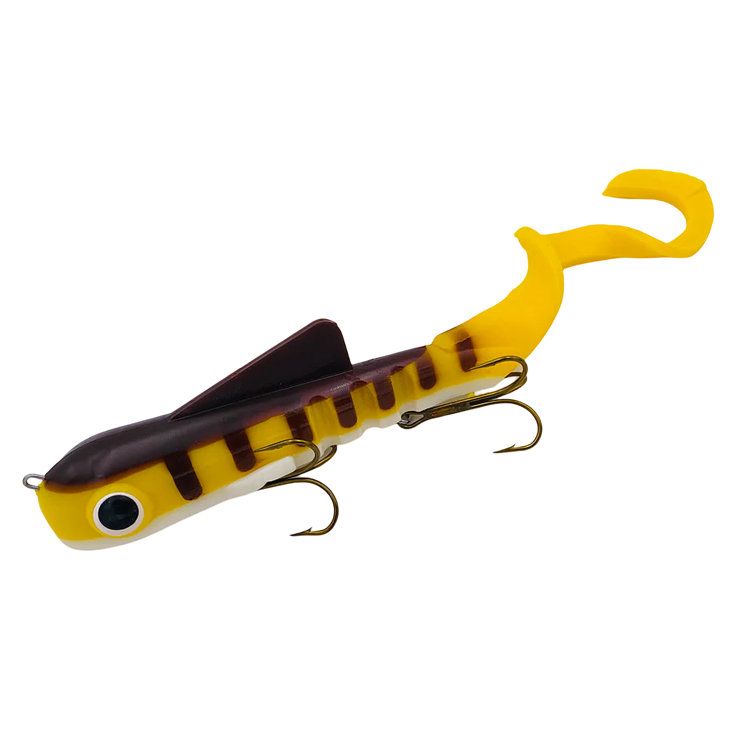 Силикон Musky Innovations Regular Bull Dawg 9" #UV Reflex Yellow Perch