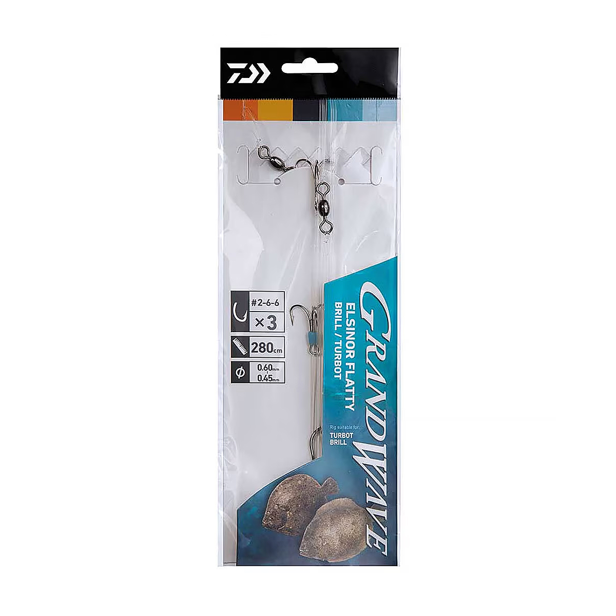 Морський монтаж Daiwa  GW Elsinor Flatty Brill-Turbot 2,6,6