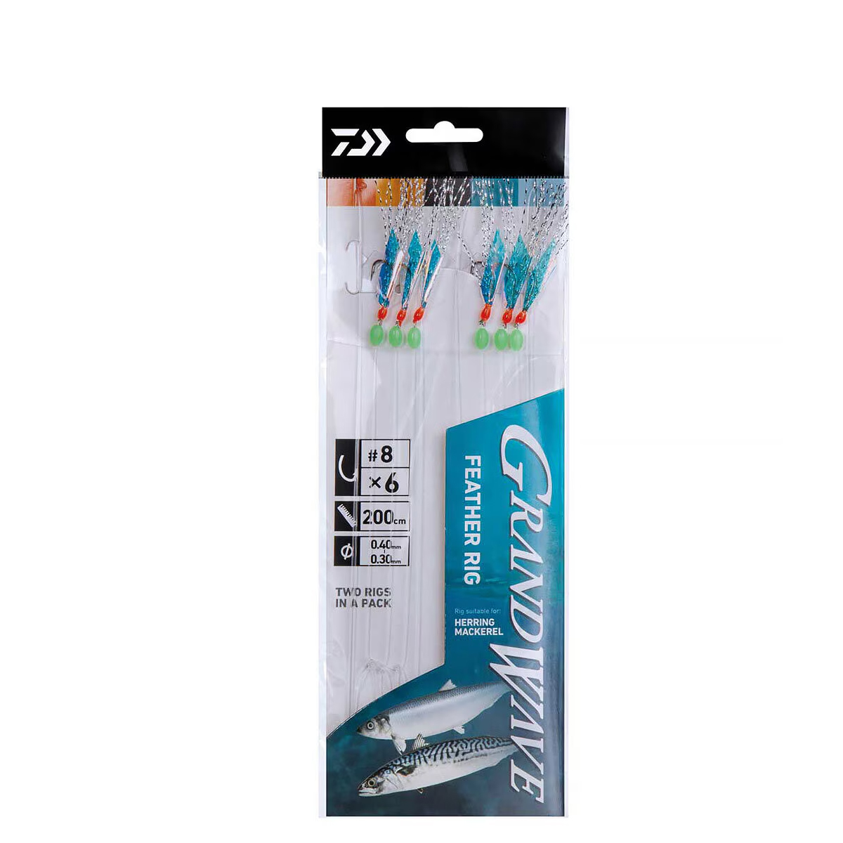 Морской монтаж Daiwa  GW Feather Rig 1-8