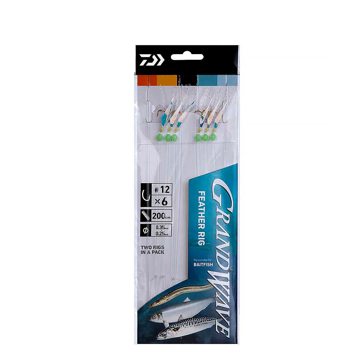 Морской монтаж Daiwa  GW Feather Rig 2-12