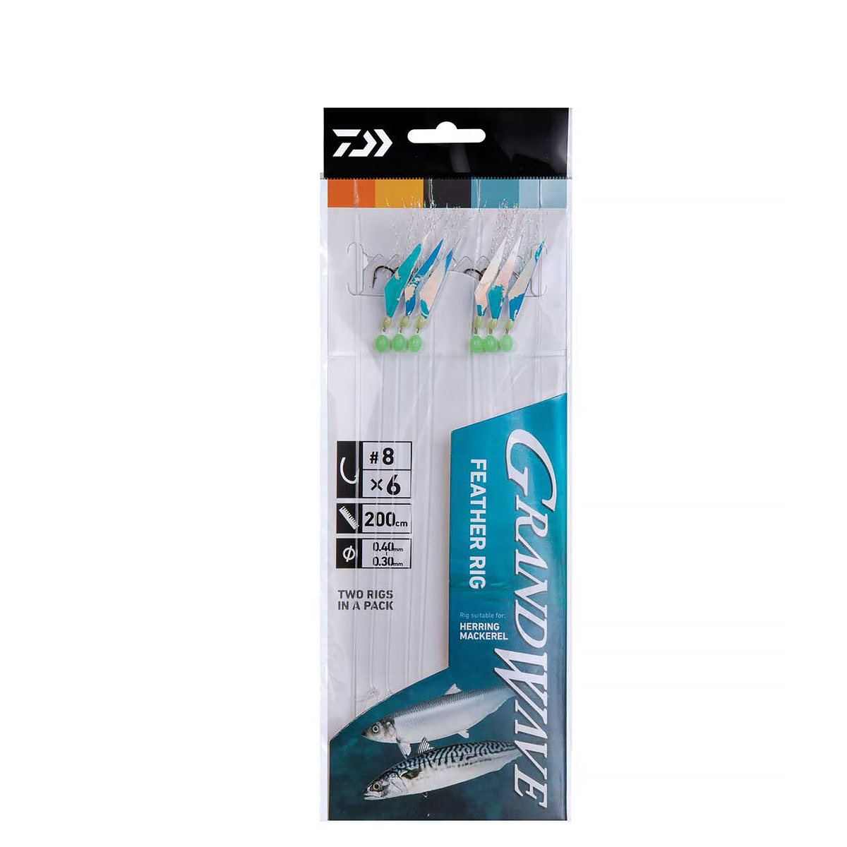 Морской монтаж Daiwa  GW Feather Rig 2-8
