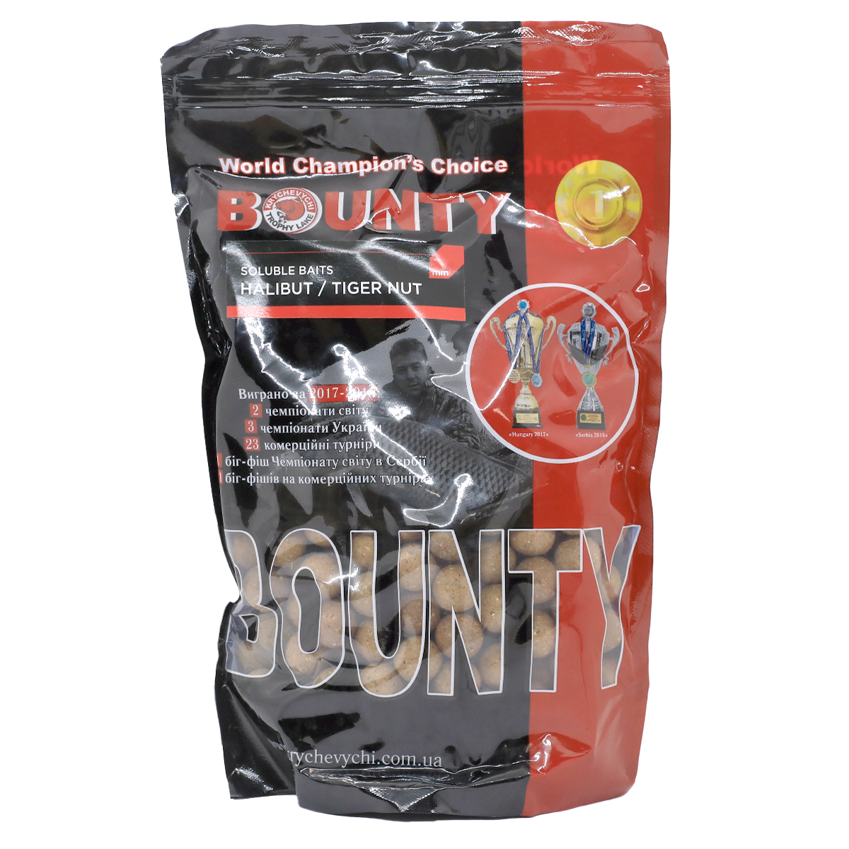 Бойли прикормочні розчинні Bounty Shrimp/Krill 20mm 0.8kg фото 5