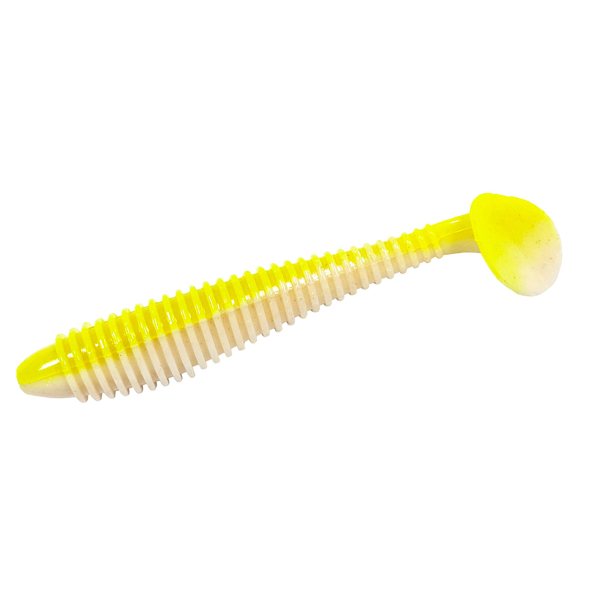 Силікон Big Bite Baits Scentsation Pro Swimmer 3.8" 6pc #Chart/White Lam