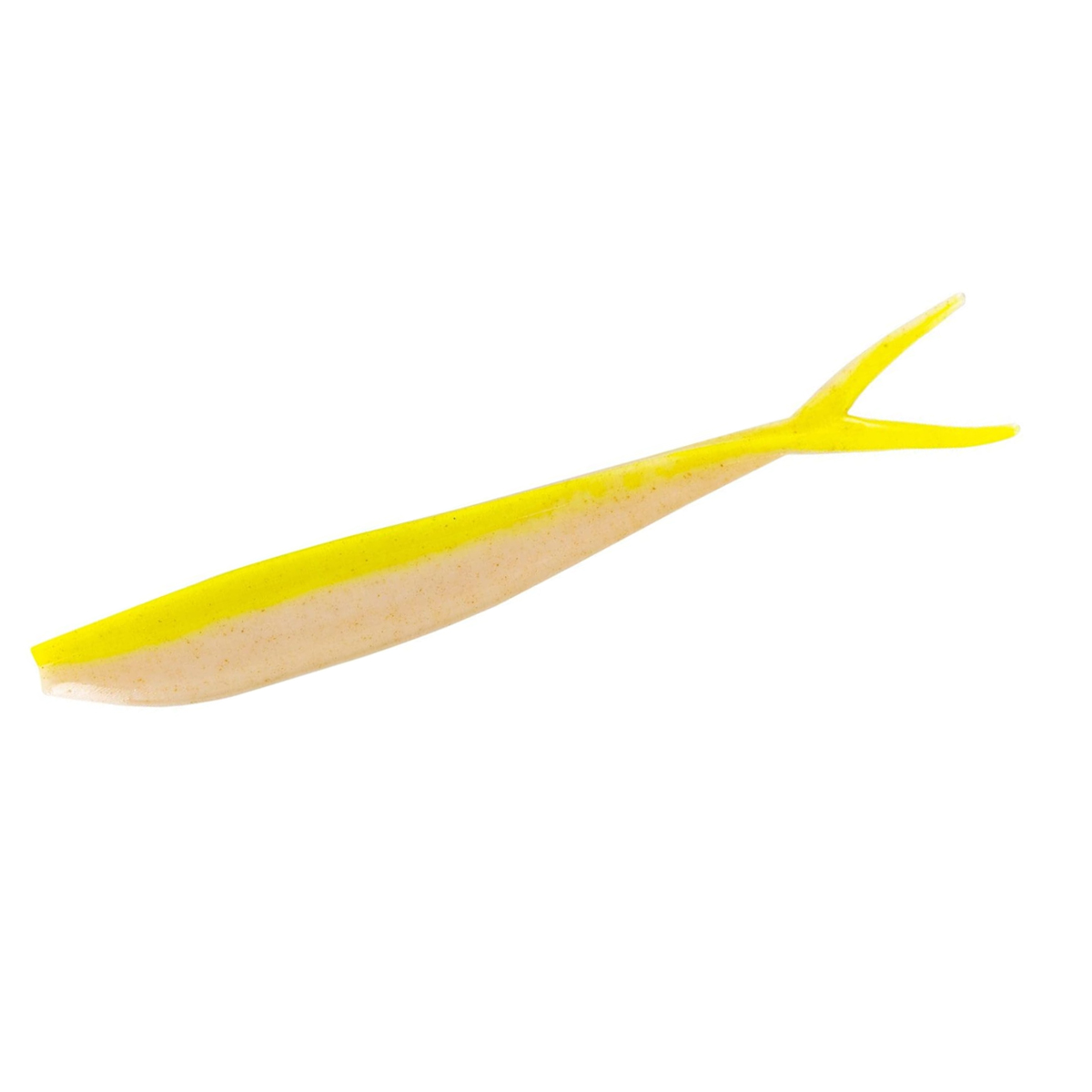 Силікон Big Bite Baits Scentsation Slim Minnow 4" 10pc #Chartreuse/White Laminate