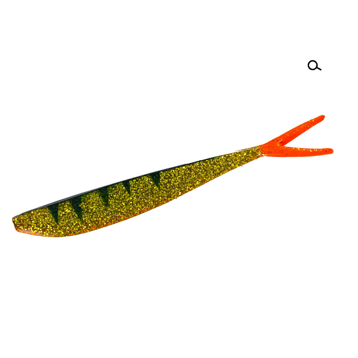 Силікон Big Bite Baits Slim Minnow Painted 4" 6pc #Glitter Perch