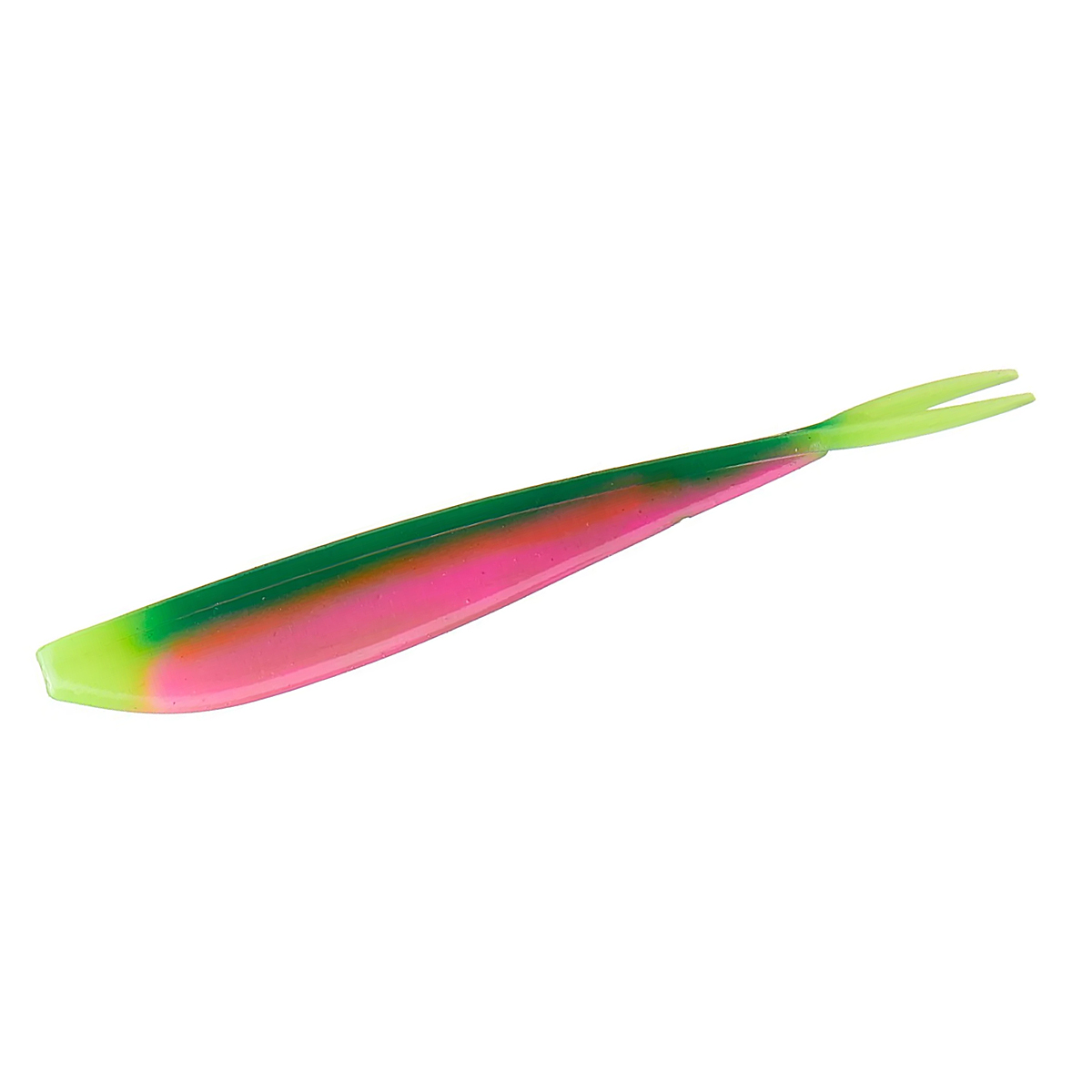 Силікон Big Bite Baits Slim Minnow Painted 4" 6pc #Crazy Melon