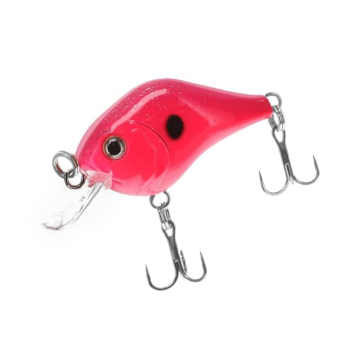 Воблер Bill Lewis Gnat Tiny Crank 38mm 3.5g #Pink Pearlescent Glitter
