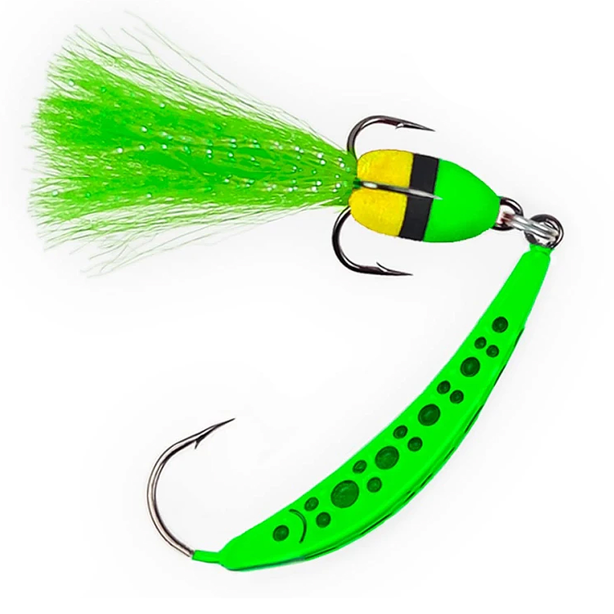 Блесна ПрофМонтаж Лыжа 24g Green