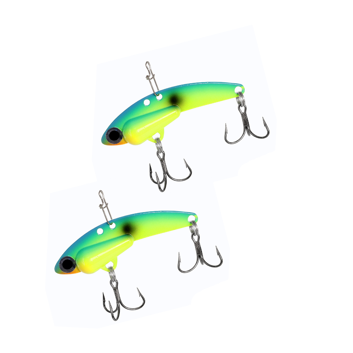 Цикада SteelShad Mini 44mm 7g 2pc #Chartreuse Blue