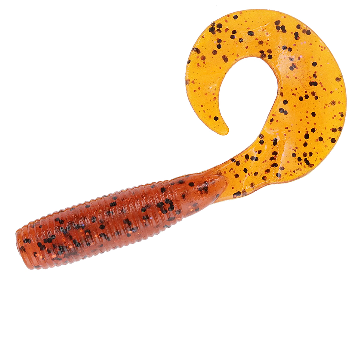 Силікон Gary Yamamoto Single Tail Grub 4" 20pc #Fire Craw