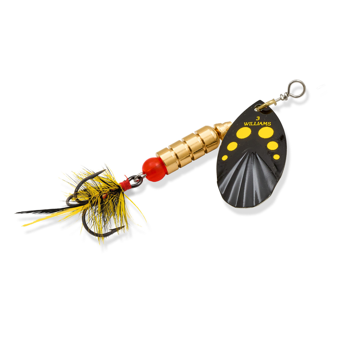 Блесна Williams Vortex Garni 14.17gr #Black Yellow Dots On Silver