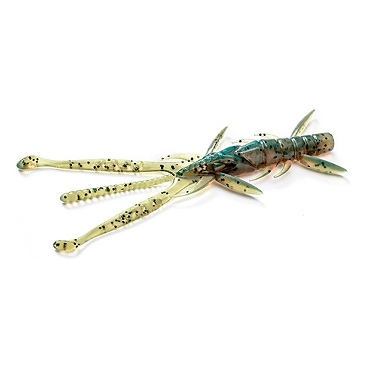 Силікон FishUp Shrimp 3.6" 7pc #019 Motor Oil/Red