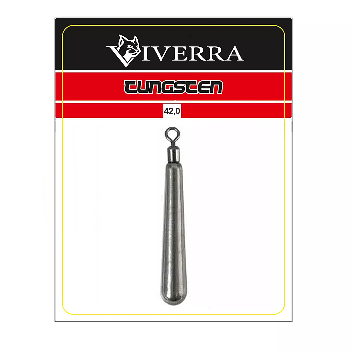 Груз вольфрам джиг ріг-дроп шот Viverra Slim 42.0g (1шт)