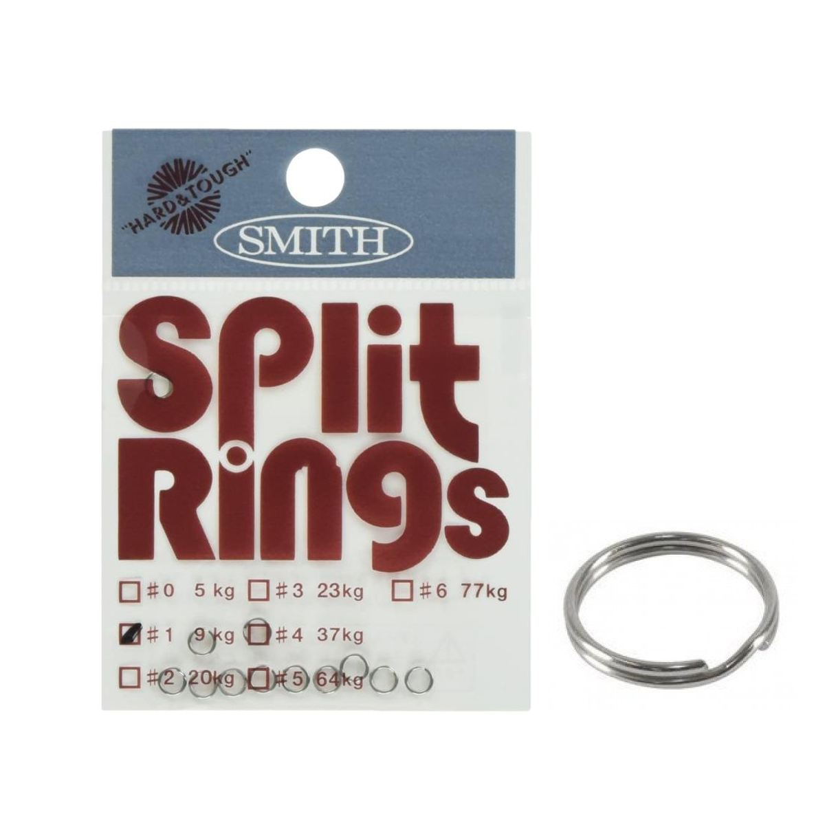 Заводные кольца Smith Split Ring Stainless silver #1