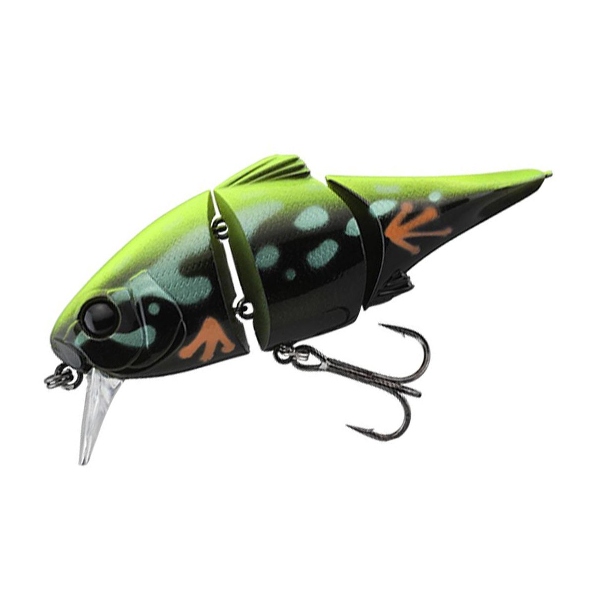 Воблер Jackall Swing Mikey 72F 72mm 9.3g #Swing Kuro Gaeru