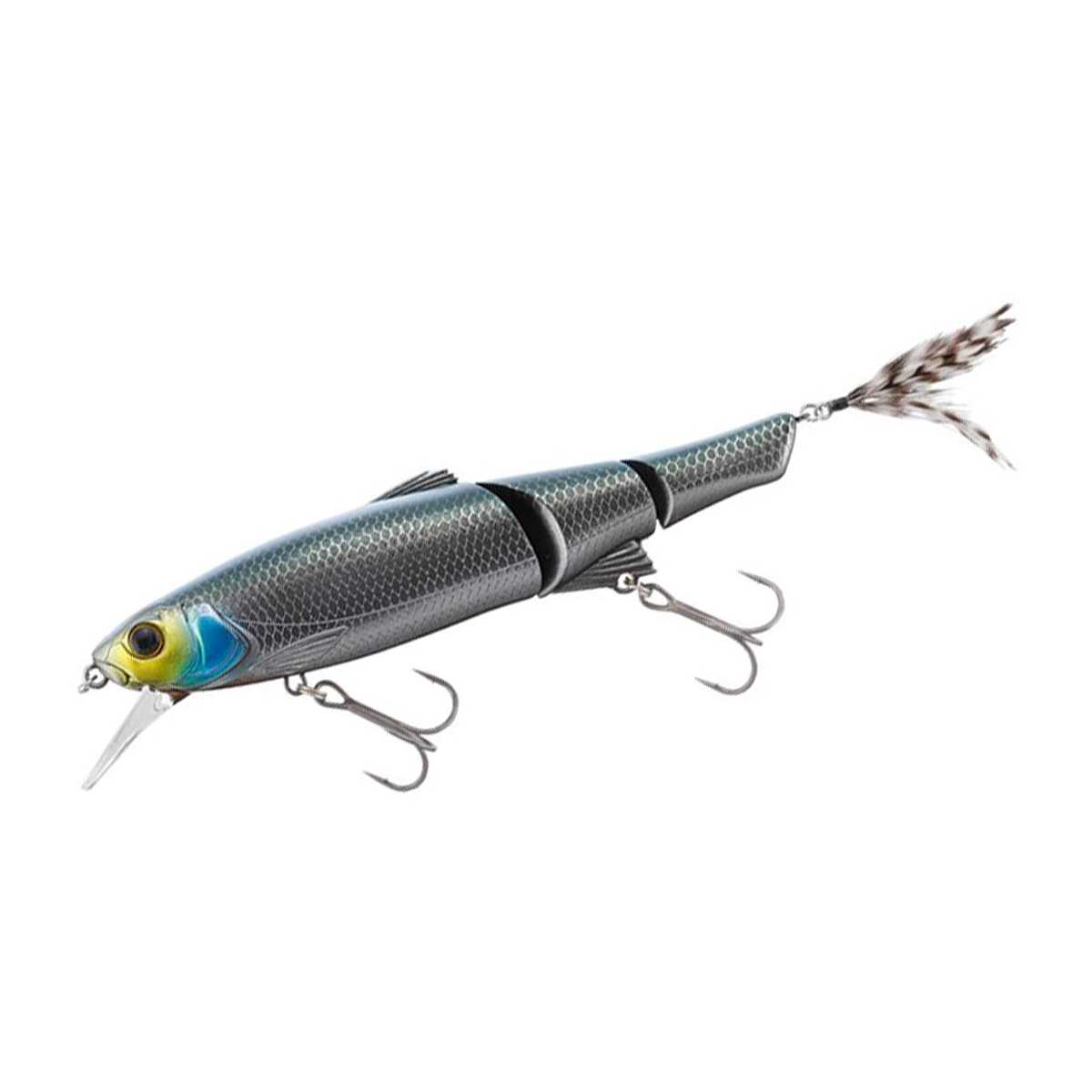 Воблер Jackall Sleek Mikey 115F 115mm 19g #Kawasima White Flashing Bone