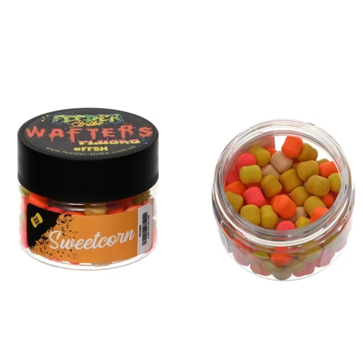 Бойлы Feeder Strike Wafters Fluoro 5x6mm Sweetcorn