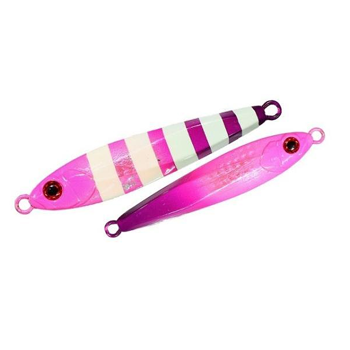 Пилькер Jackall Big Backer JIG 47mm 15g #Glow Pink & Purple/Lens Holo