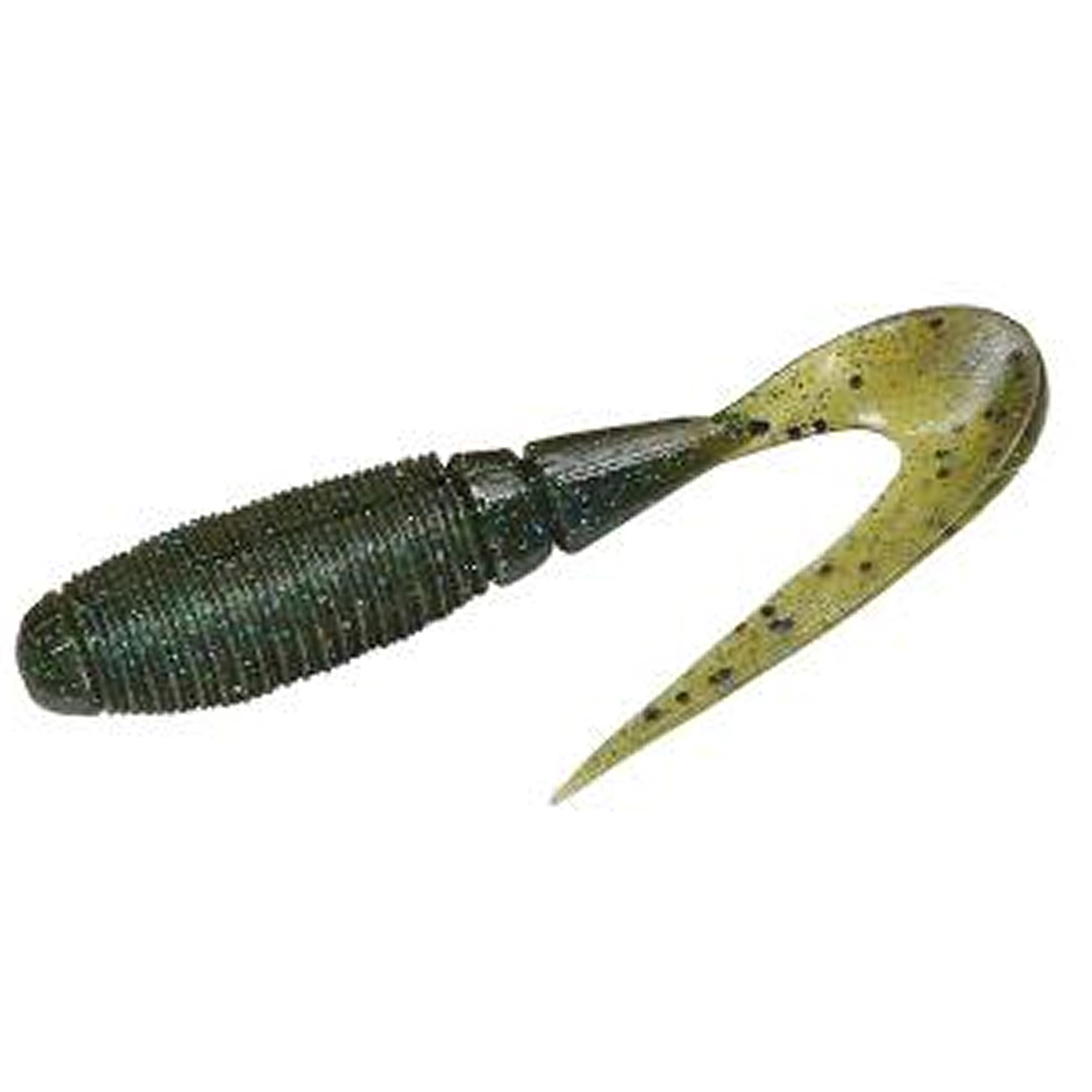 Силикон Jackall Rhythm Grub 2.4" 5pcs #Green Pumpkin Gobi