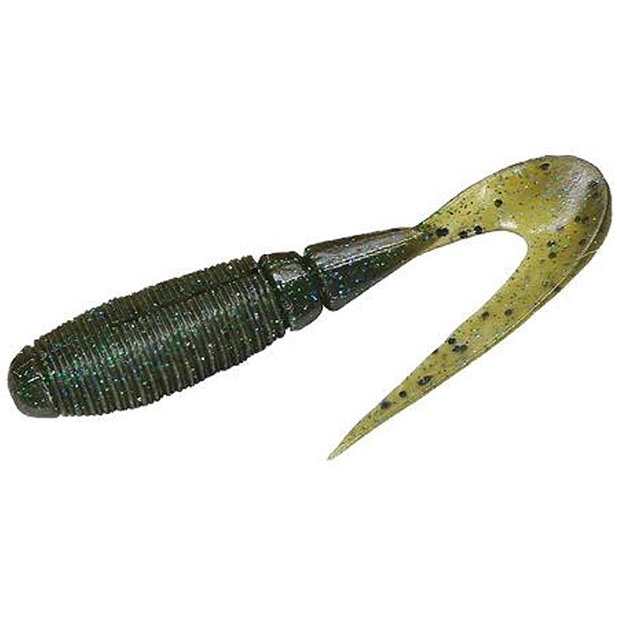 Силікон Jackall Rhythm Grub 3" 5pcs #Green Pumpkin Goby