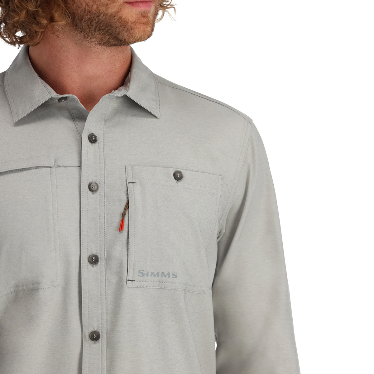 Сорочка Simms Challenger Shirt Steel Blue S фото 4