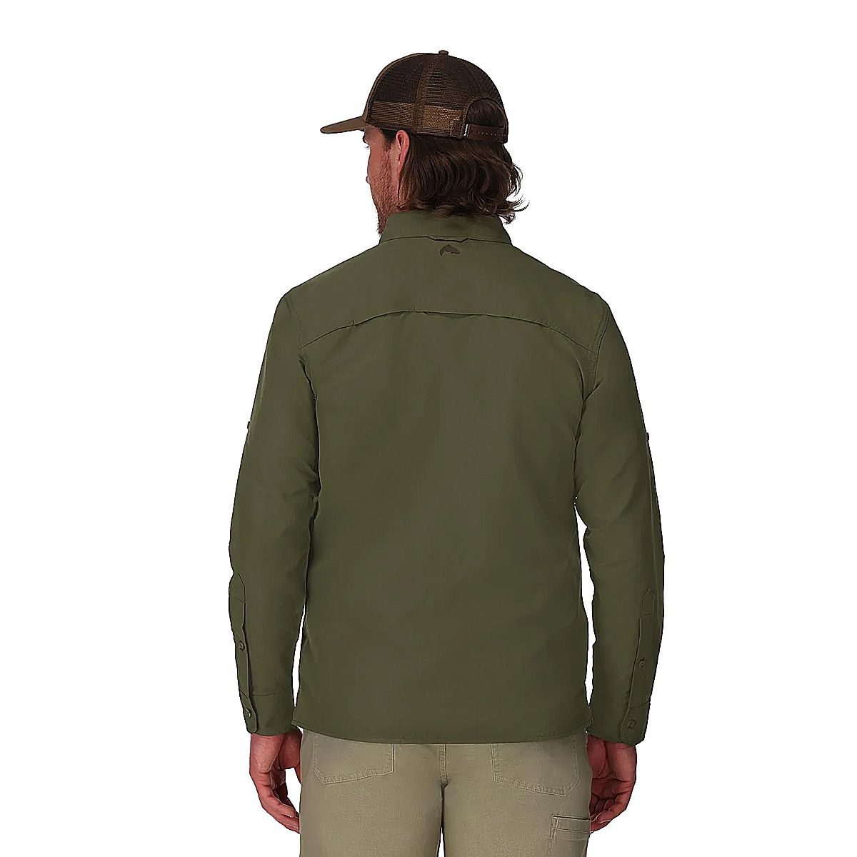 Сорочка Simms Guide Shirt Orange Maple S фото 3