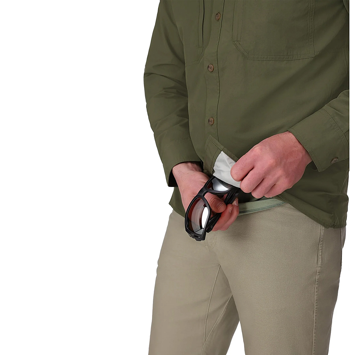 Сорочка Simms Guide Shirt Orange Maple L фото 6