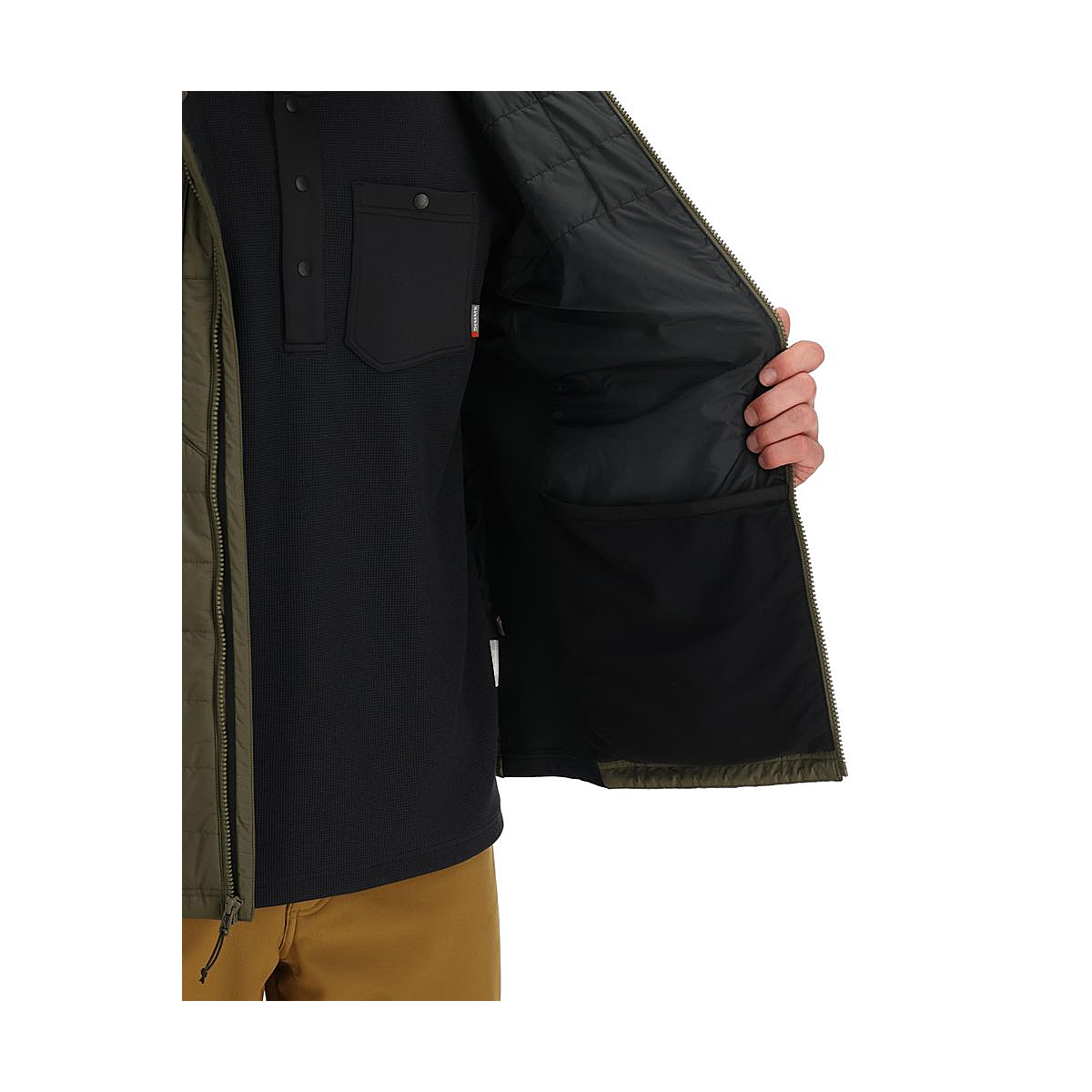 Куртка Simms Fall Run Hybrid Hoody Loden M фото 7