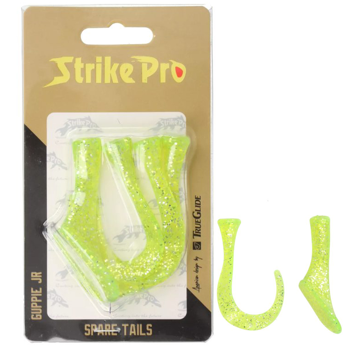 Силиконовый хвост Strike Pro Guppie Jr 110S 4pcs #CHG