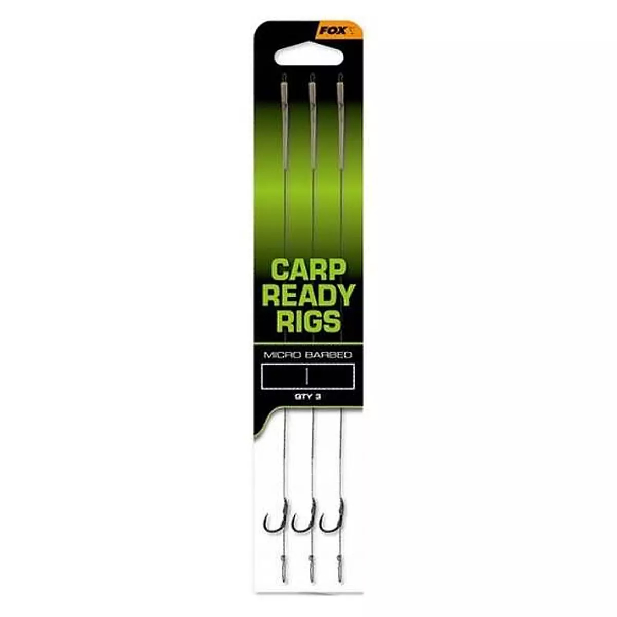 Гачок з повідцем Fox Ready Rigs Wide Gape 25lb #2 3pcs