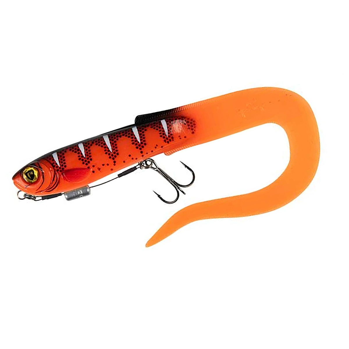 Силикон оснащенный Fox Rage Slick Eel Loaded 210mm #UV Red Wake