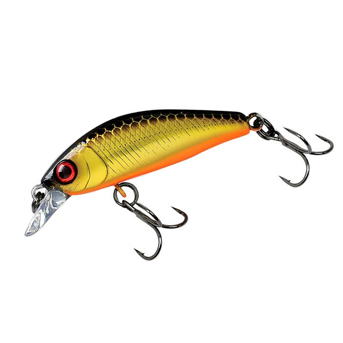 Воблер Jackall Chubby Minnow 35SP 35mm 2.3g #HL Gold & Black