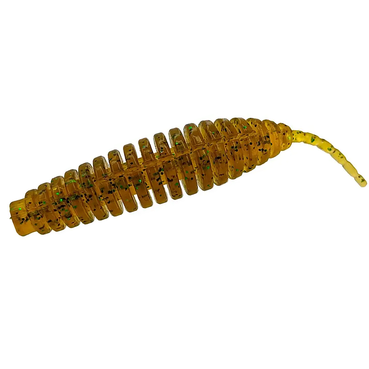 Силикон FishUp Tanta 1.3" 10pc #036 Caramel/Green & Black
