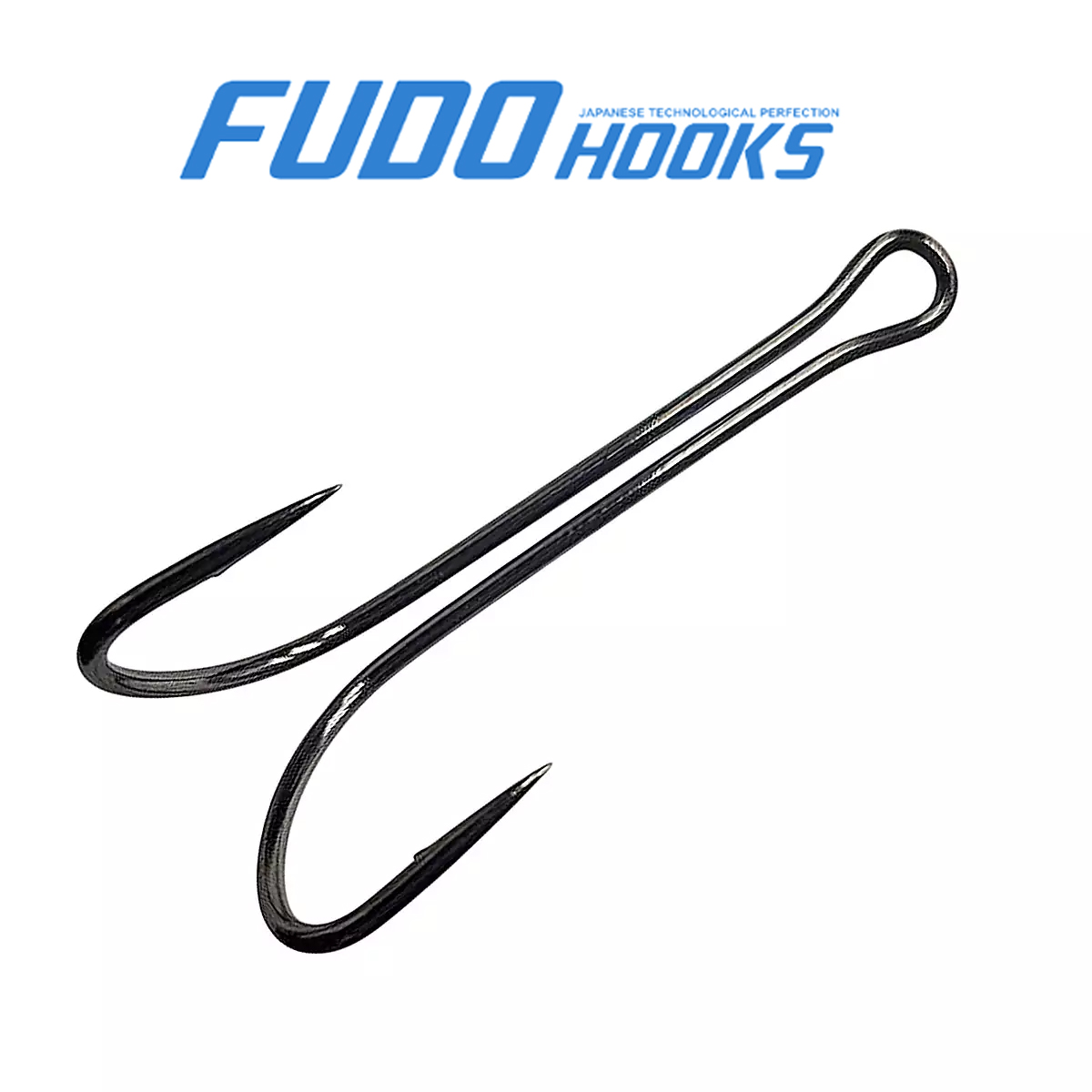 Двойник Fudo Long Double 88 Hook Black №1/0 1шт.