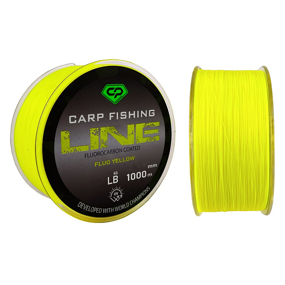 Леска Carp Pro Diamond Carp Fishing Line Fluo Yellow 1000m 0.405mm