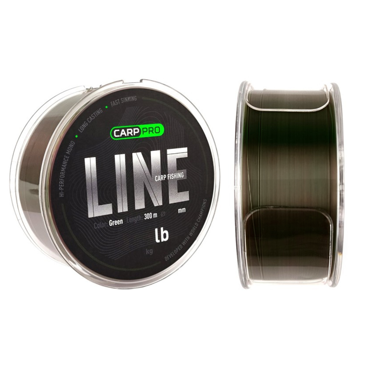 Леска Carp Pro Carp Fishing Line Green 300m 0.37mm