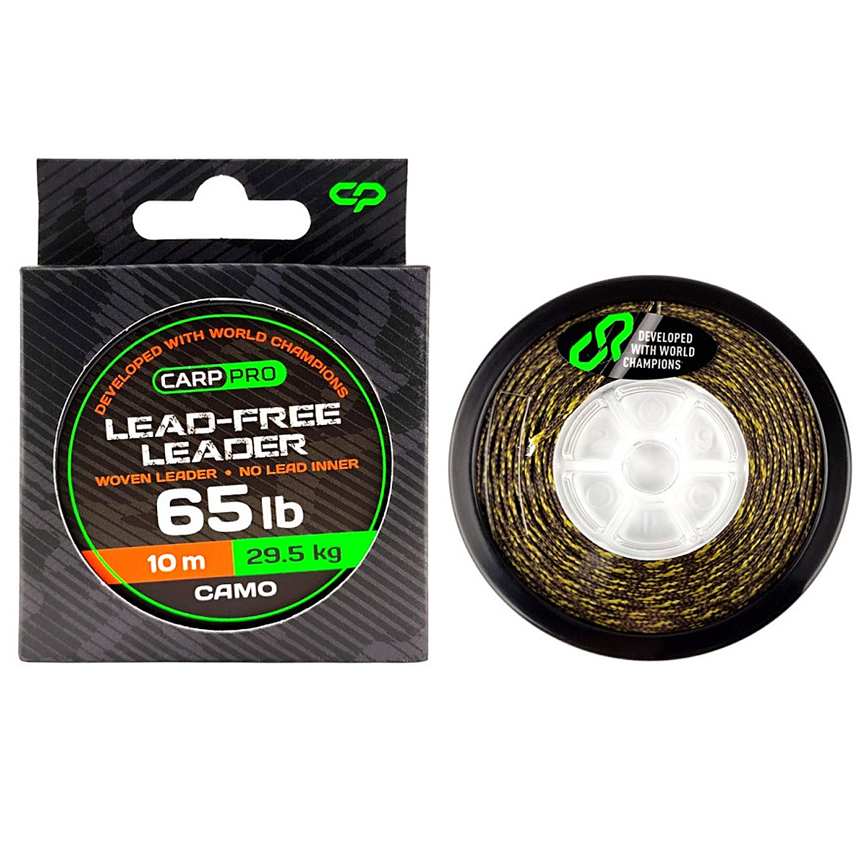 Лидкор Carp Pro без сердцевины 65lb 10m Camo
