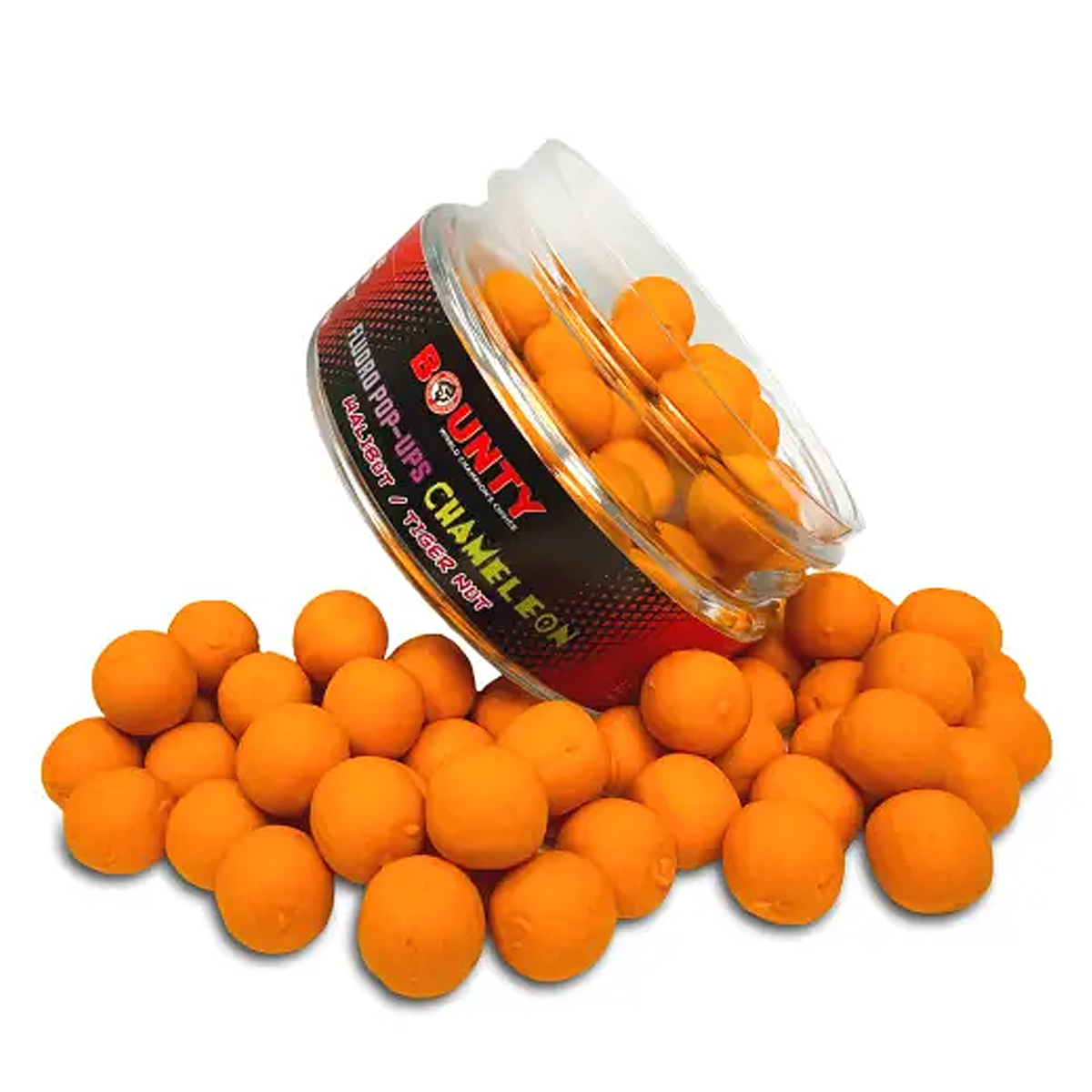 Бойлы Bounty Fluoro Pop-Up Chameleon Halibut/Tiger Nut 8mm