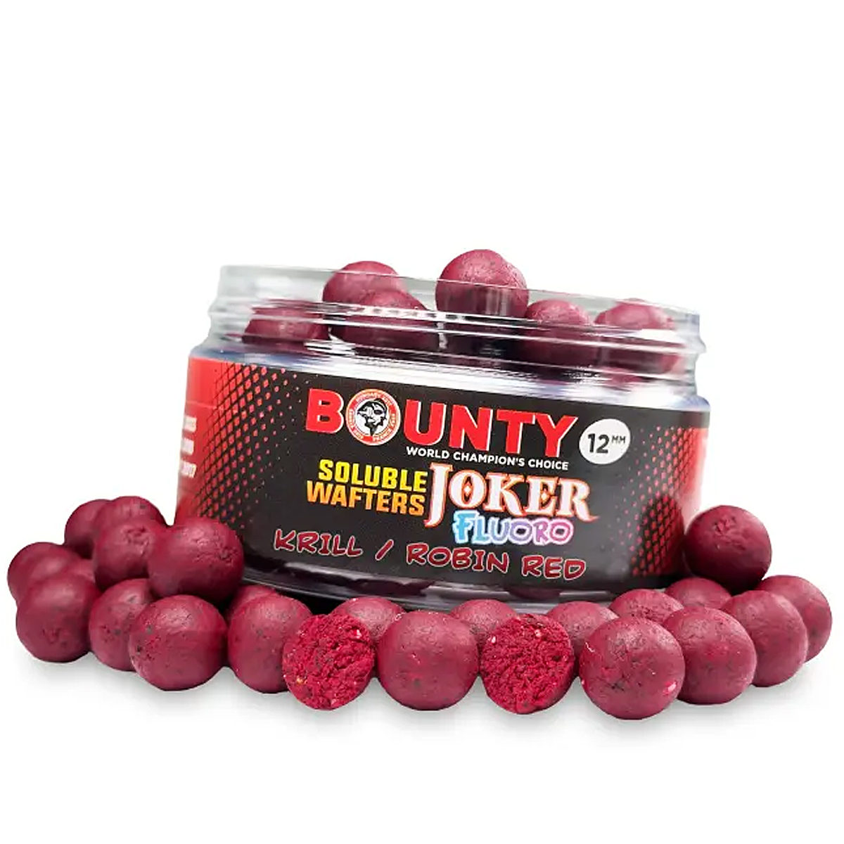 Бойлы Bounty Wafters Fluro Joker Kril/Robin Red 12mm