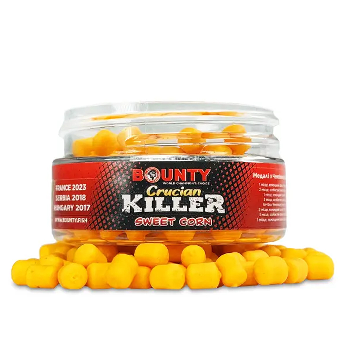 Бойлы Bounty Wafters Crucian Killer Sweet Corn 4/6mm