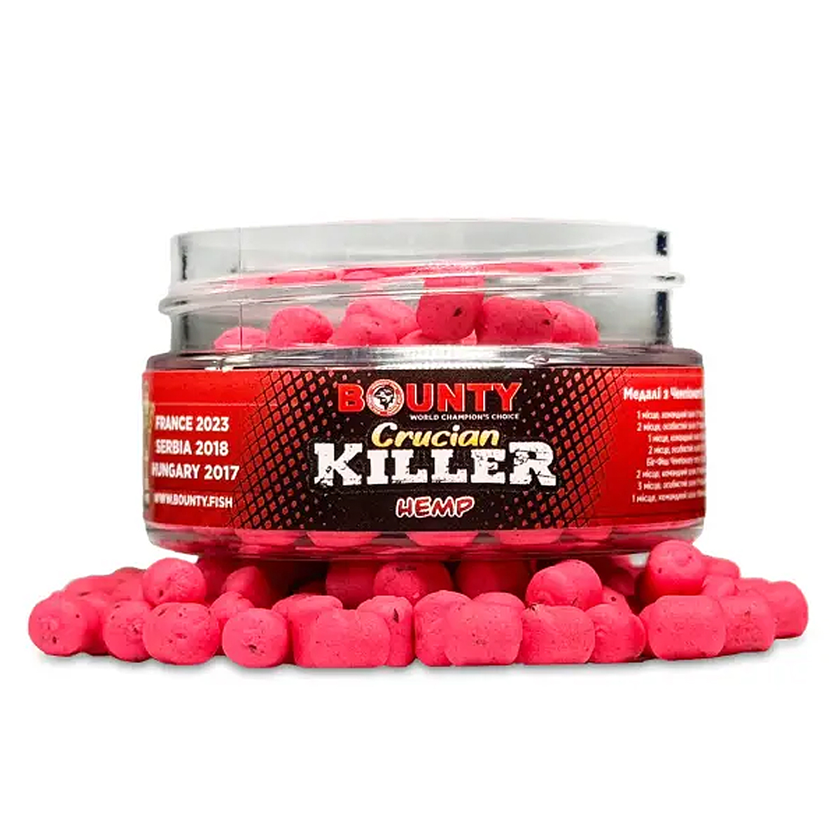 Бойли Bounty Wafters Crucian Killer Hemp 4/6mm