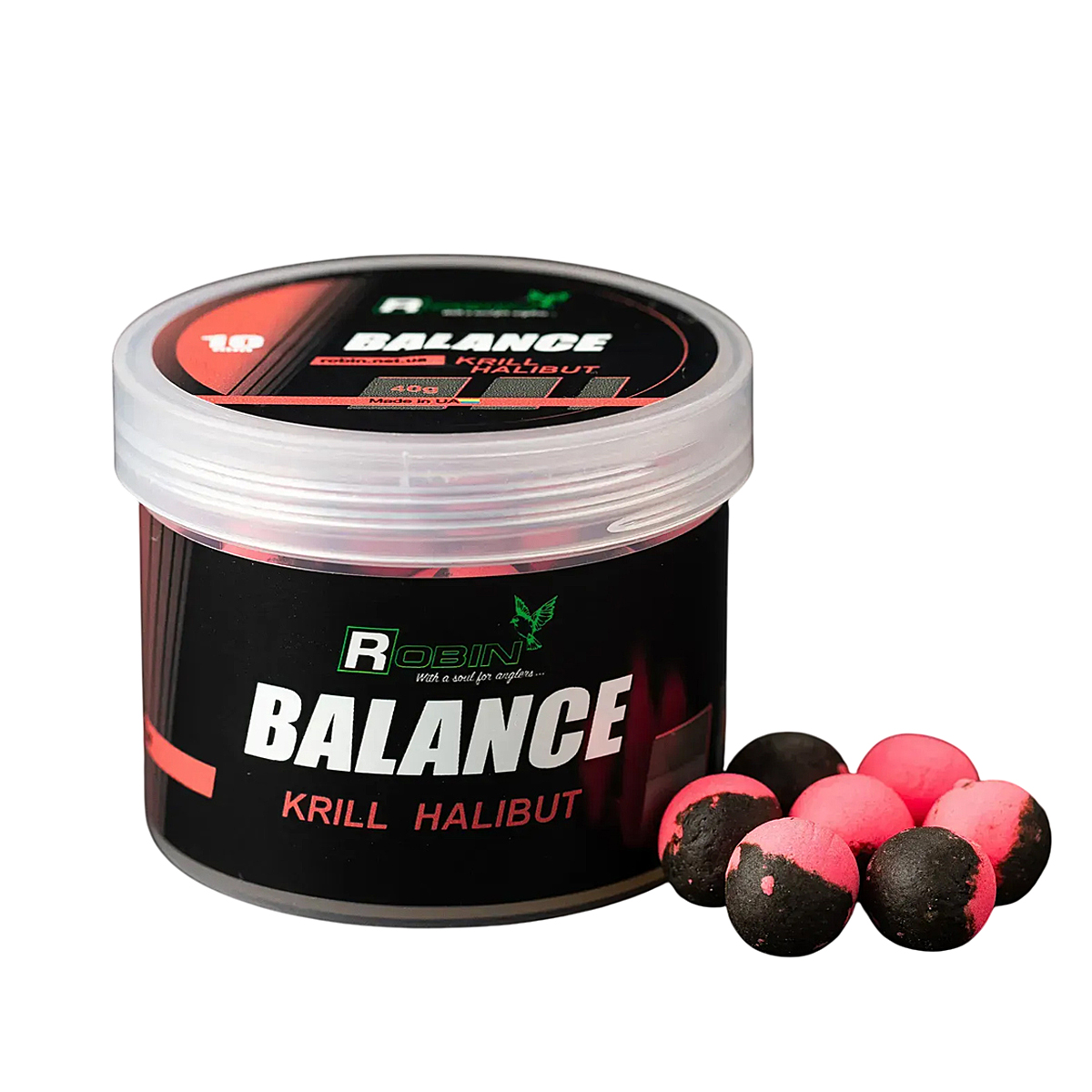 Бойлы Robin Balance Krill Halibut 10mm