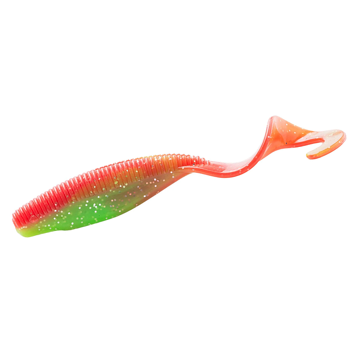 Плавающий силикон ZMAN Streakz Curly Tailz 7" 3pc #Nuked Chicken Glow