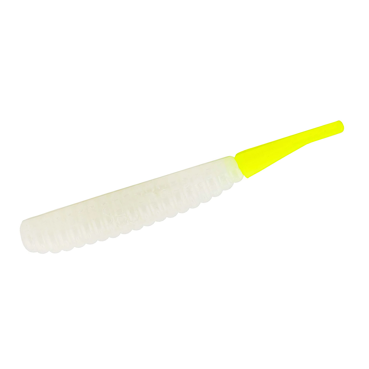 Плавающий силикон ZMAN Thick Trick 3.75" 6pc #Glo/Chrt