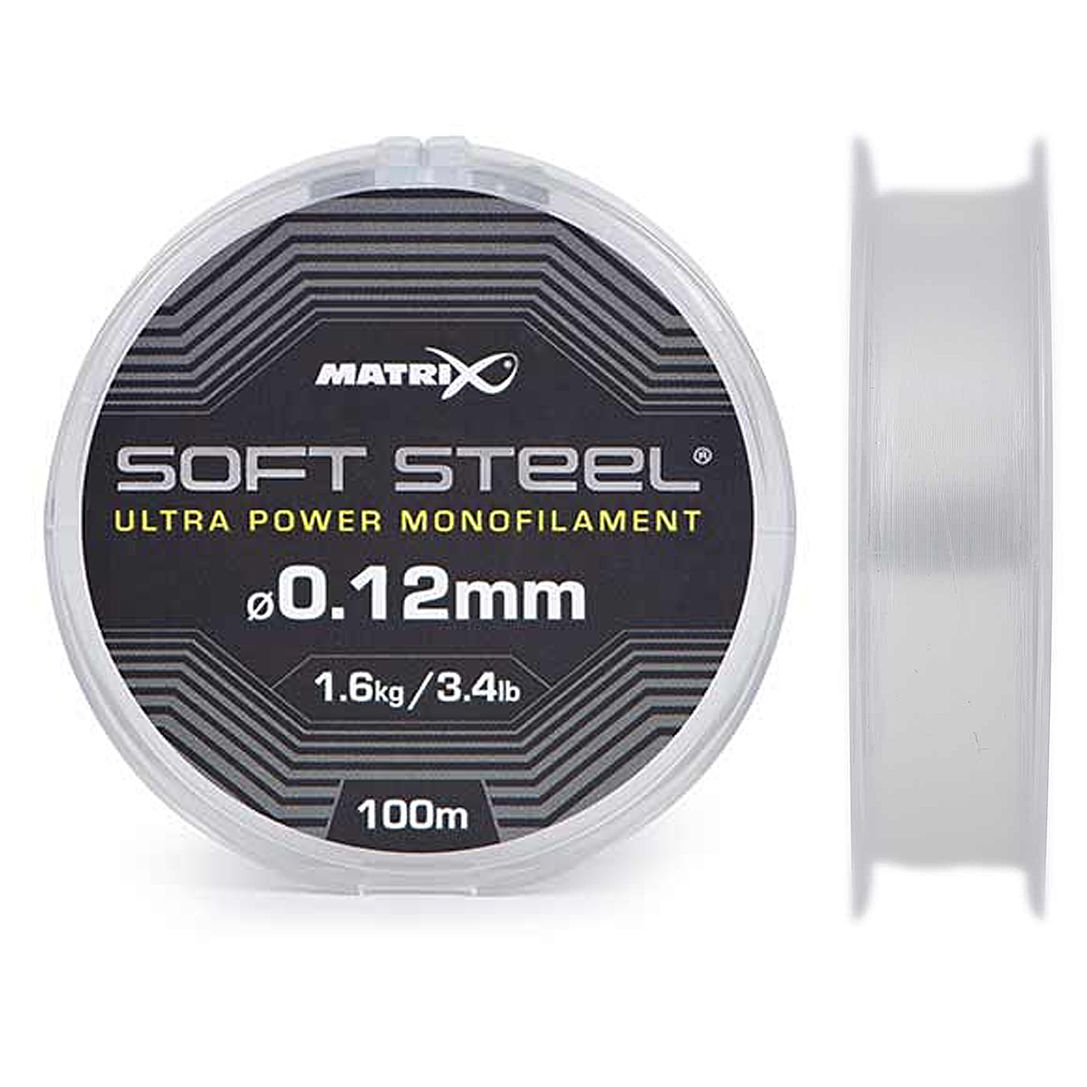 Леска Matrix Soft Steel Ultra Power Monofilament 100m 1.6kg/3.4lb 0.12mm